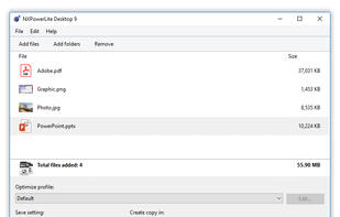 NXPowerLite screenshot 1