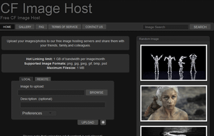 CF Image Host screenshot 3