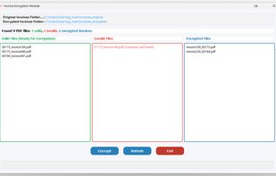 Encrypting Invoices