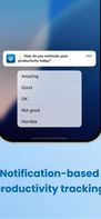 Notification-based productivity tracking