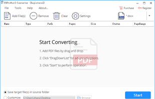 PDFtoWord Converter screenshot 1