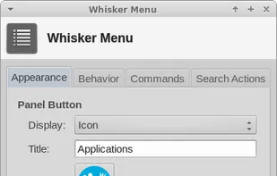 Whisker menu screenshot 2