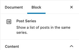 WP Post Series screenshot 1