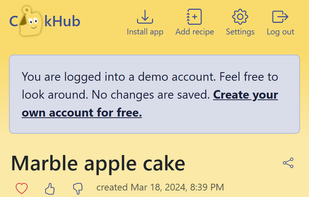 CookHub screenshot 1
