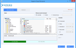 Xopero Cloud Personal screenshot 1