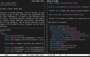 ash-editor screenshot 1