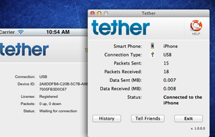 iTether screenshot 1