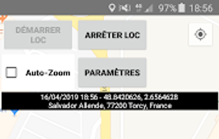 Android GPS to SMS screenshot 1