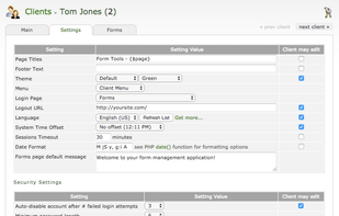 Form Tools screenshot 1
