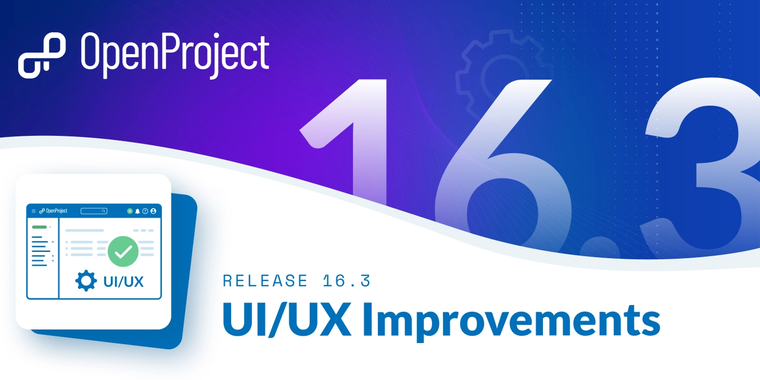 OpenProject 16.3 brings refined UI, meeting notification controls and better time tracking image