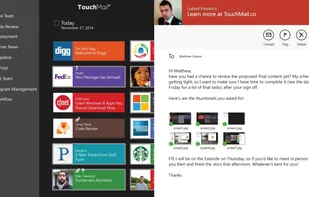 TouchMail screenshot 1