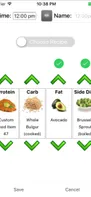 Fitness Meal Planner screenshot 1