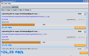 Megabasterd screenshot 1