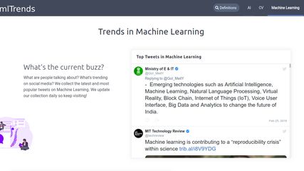 Trends in Machine Learning