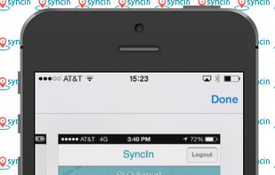 Just a quick view of the SyncIn native Iphone app.
