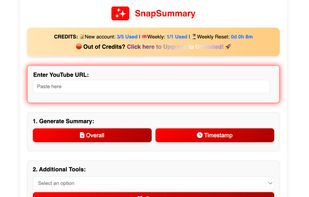 SnapSummary screenshot 1