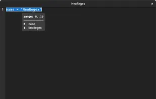 NeoRegex screenshot 1