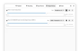 pwvucontrol screenshot 1
