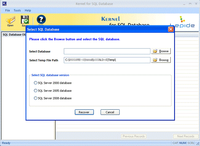 Kernel for SQL Database Recovery Alternatives and Similar Software ...