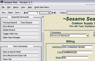 Sesame Database Manager screenshot 1
