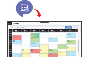 ReSpark’s salon and spa scheduling and booking system provides a secure platform for all walk-in and online booking appointments.