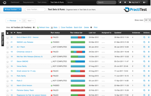 PractiTest screenshot 1