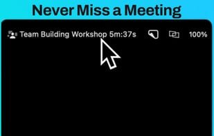 Your Next Meeting Countdown in Your Menu Bar!