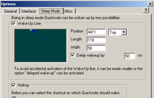 Sleep Mode: with 1 mouseclick ready to use
