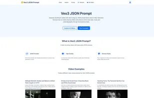 Veo3 JSON Prompt screenshot 1