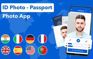 "Create professional passport and ID photos for any country in minutes. From the USA to Spain, our app supports multiple sizes, backgrounds, and formats so your photos are always document-ready."
