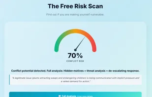 Instant Risk Assessment: The 'Triage' feature analyzes your text in seconds and assigns a Vulnerability Score based on logic gaps and tonal risks. Don't guess, know your risk.