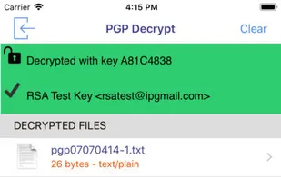 iPGMail screenshot 2