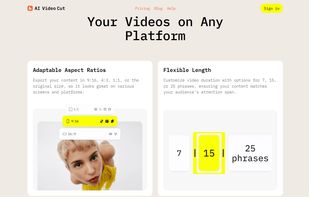 AI Video Cut screenshot 1