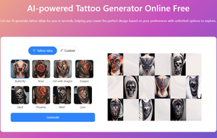 AI Tattoo Generator - No Watermar (No Signup & 100% Free)
