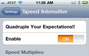 Speed Intensifier screenshot 1