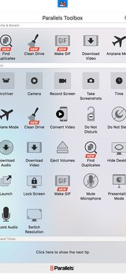 Parallels Toolbox screenshot 1