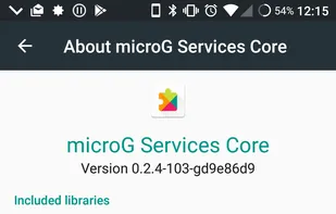 microG screenshot 1