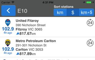 PetrolSpy screenshot 2