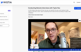 Wistia screenshot 1
