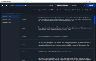 Automatic speaker diarization