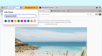 Vivaldi 7.5 released with custom tab stack colors, improved tab context menu, and more image