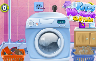Kids Washing Clothes screenshot 1