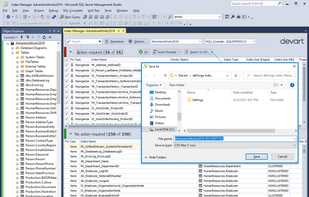 dbForge Index Manager for SQL Server screenshot 1