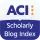 ACI Scholarly Blog Index icon