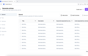 Fast Articles AI screenshot 1