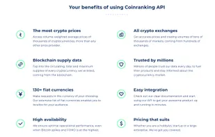 Coinranking API screenshot 1