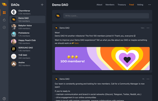 SuperDAO screenshot 1