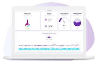 Q°emotion's Saas platform homepage