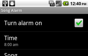 Song Alarm screenshot 1