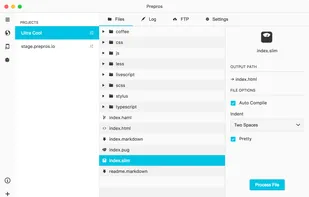 Prepros screenshot 1